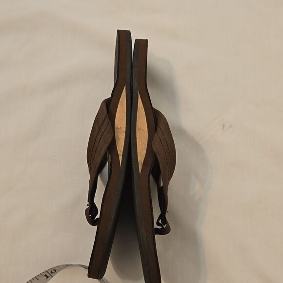 Rainbow Sandals Single Layer Arch Support Premier Leather with 1" Strap Expresso - Picture 6 of 6